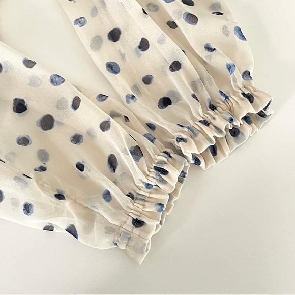Aritzia Wilfred Tempest Dots Blouse - Picture 8 of 10